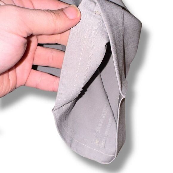 Luciano Carreli Angelico Super 130s Dress Pleated Trouser Pants 34/30 - Picture 7 of 10